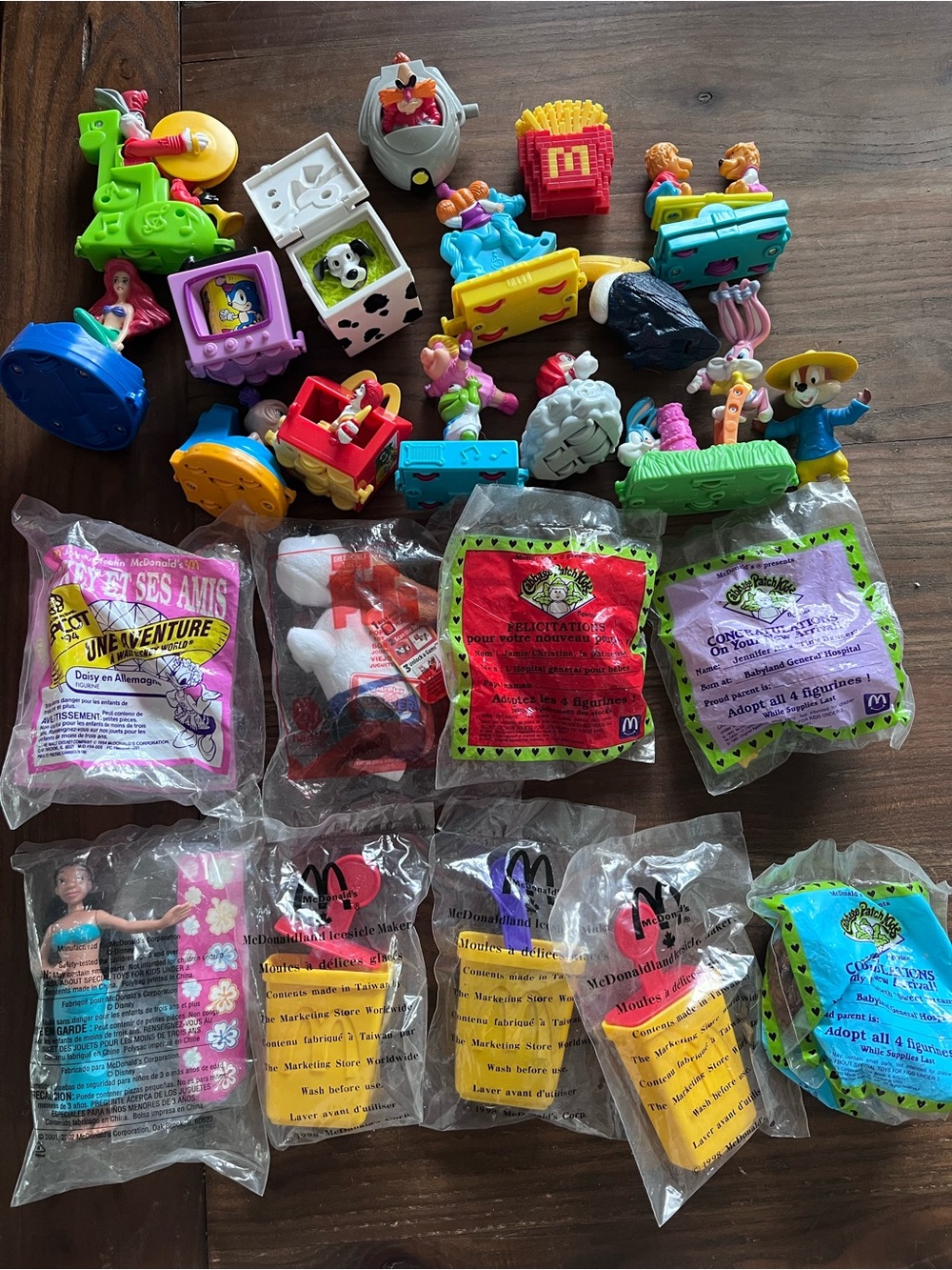 McDonald's Happy Meal Mini Toy Collection - Bright Multicolor Figures